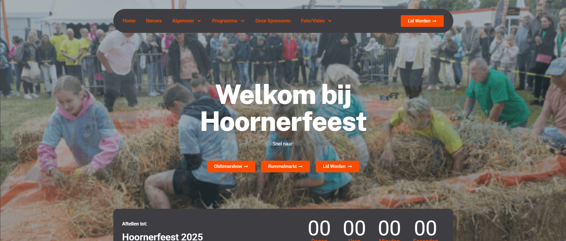 Hoornerfeest Website